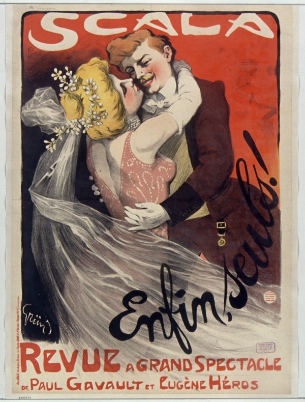 Scala Enfin seuls poster by VINTAGE POSTER
